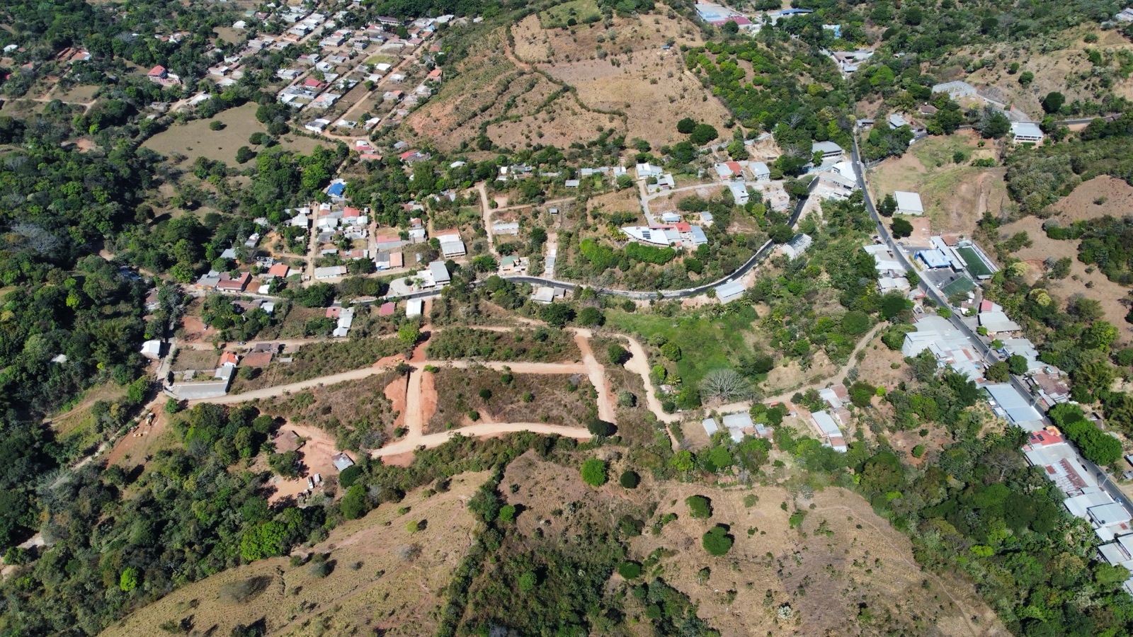 Vista aérea de la zona