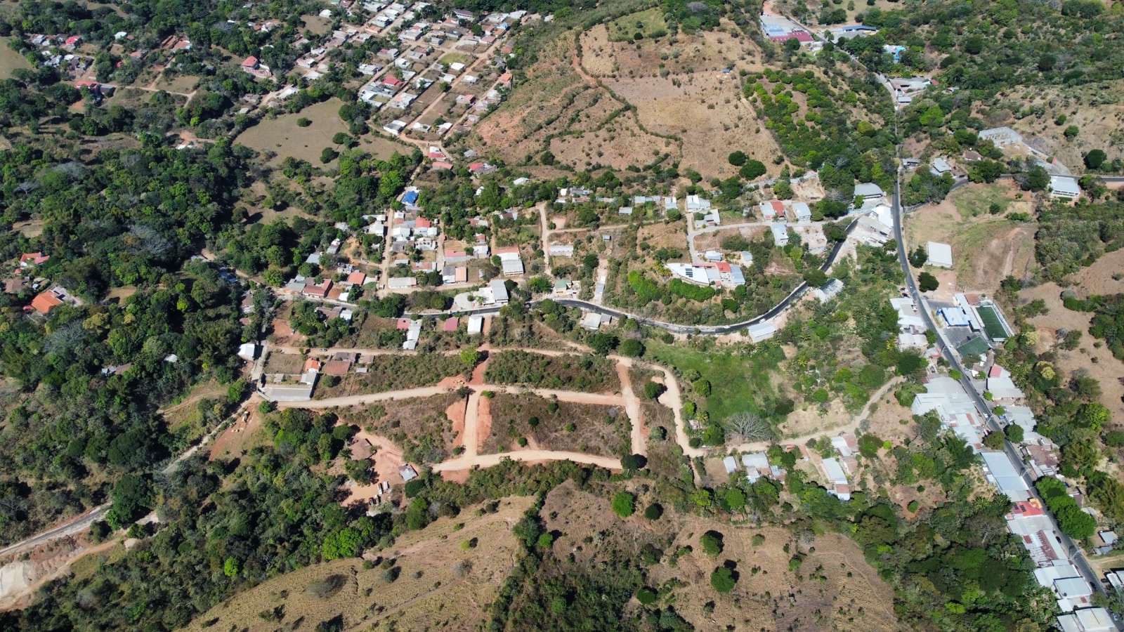 Vista aérea del proyecto y su entorno